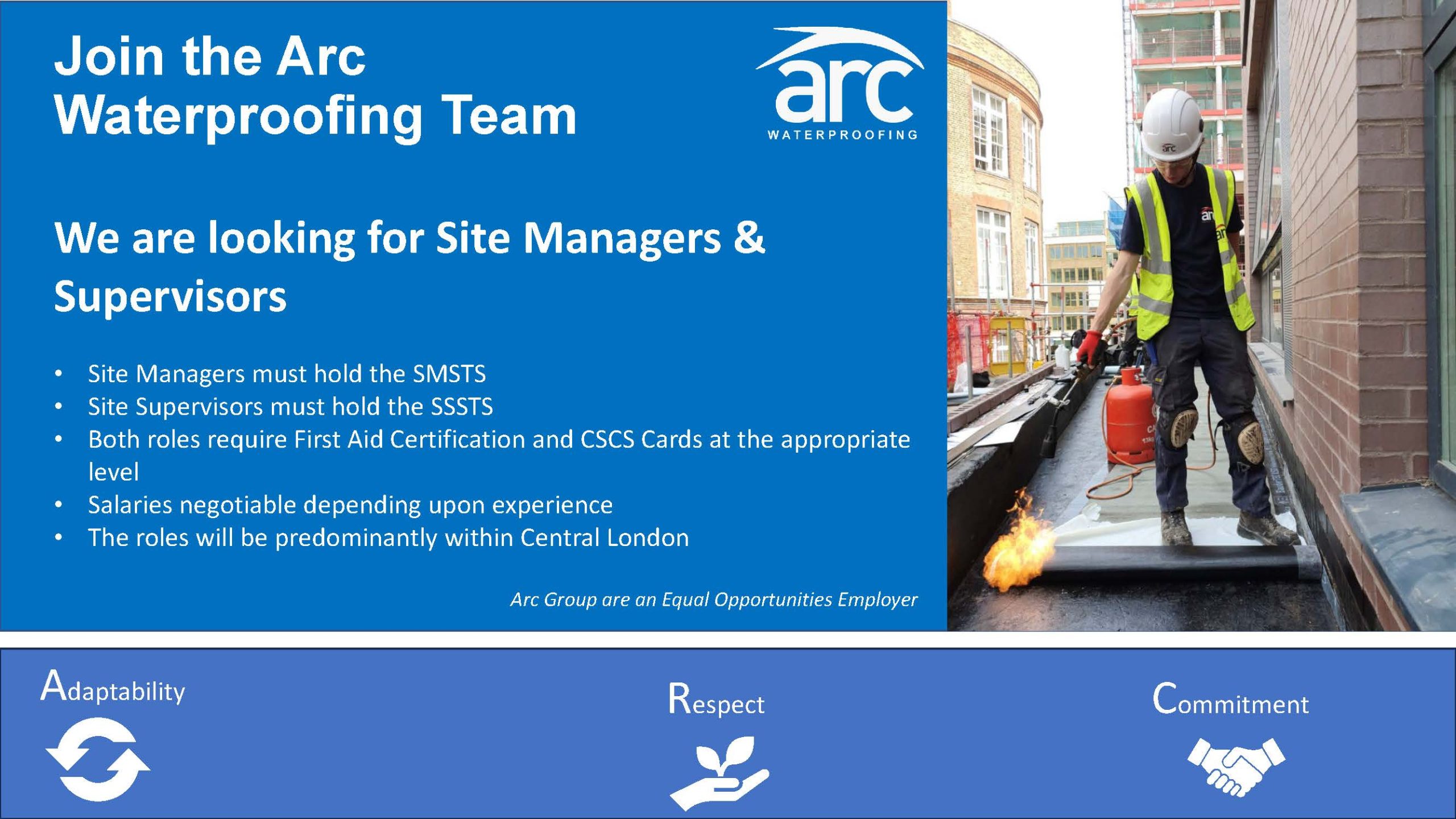 Join The Arc Waterproofing Team!